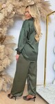 SILKY LUXE SET ARMYGREEN