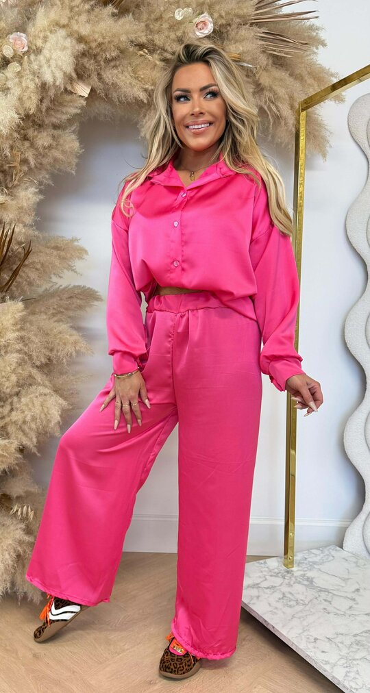 SILKY LUXE SET FUCHSIA