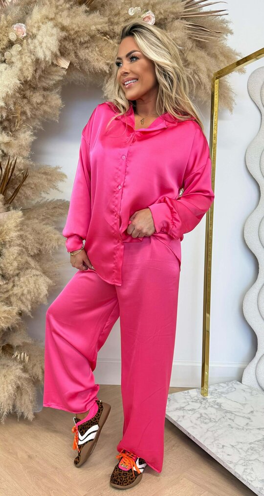 SILKY LUXE SET FUCHSIA