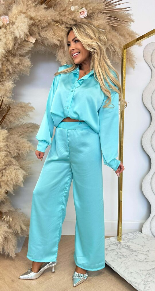 SILKY LUXE SET AQUA