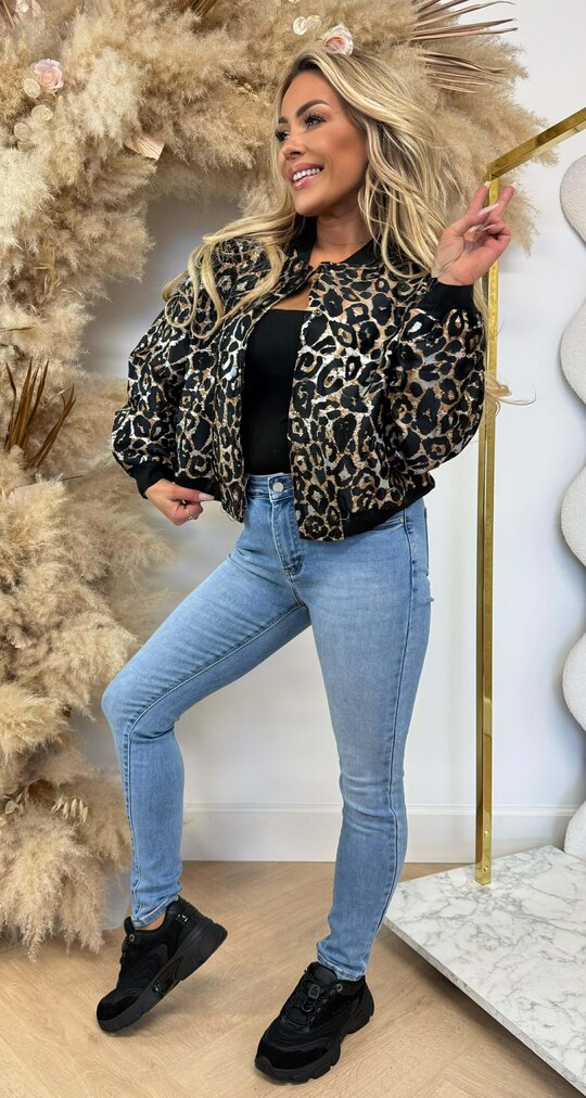 JESSY LEO BOMBERJACKET 5254 BLACK JESSY LEO BOMBERJACKET 5254 BLACK