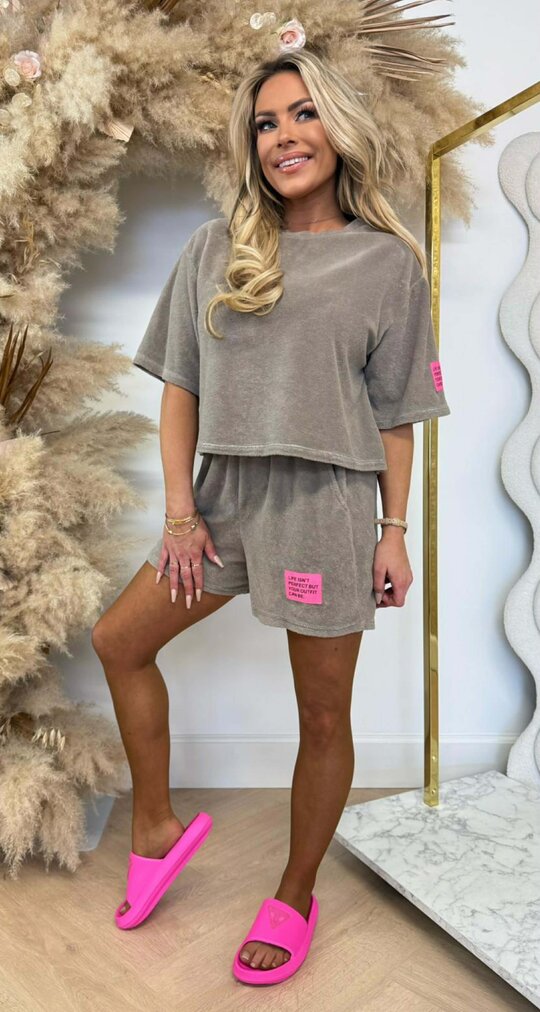 BADSTOF BESTSELLER SET TAUPE