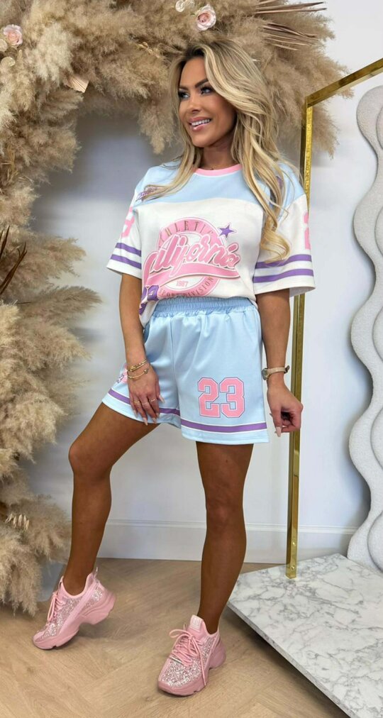 23 CALIFORNIA SHORT SET ICEBLUE 23 CALIFORNIA SHORT SET ICEBLUE