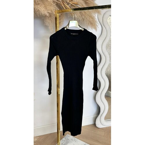 BASIC RIB DRESS 2006 BLACK