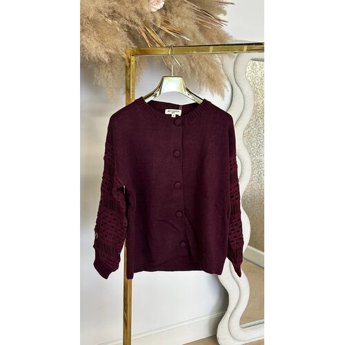 SLEEVE ELEGANCE VEST/SWEAT 9333 BORDEAUX