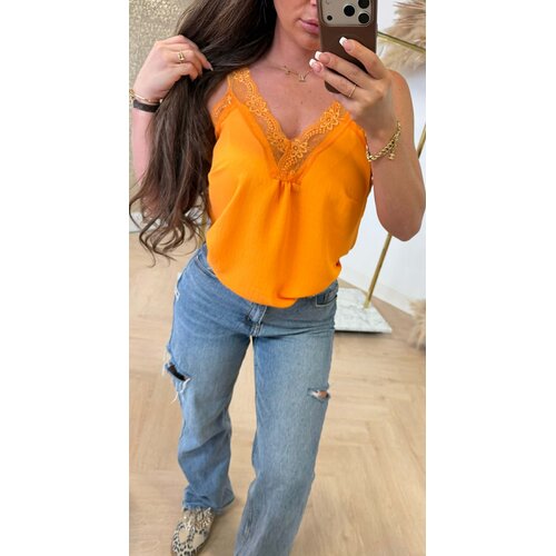 MILS ELEGANT LACE TOP ORANGE