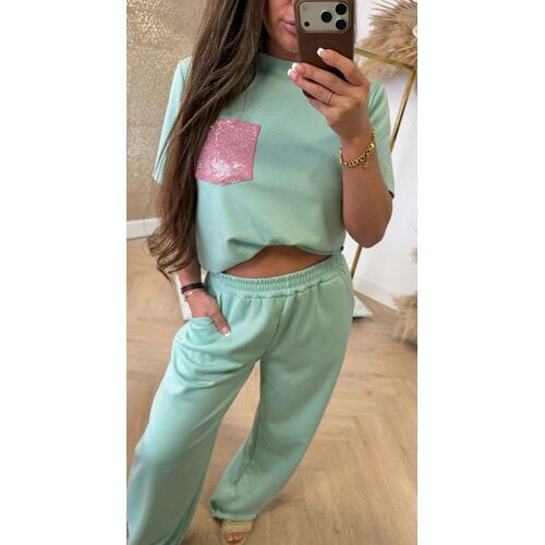 MARLY SPARKLE POCKET SET MINT