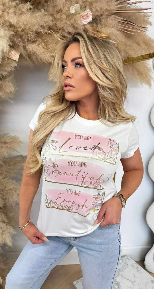 YOU ARE TEE *L* PINK