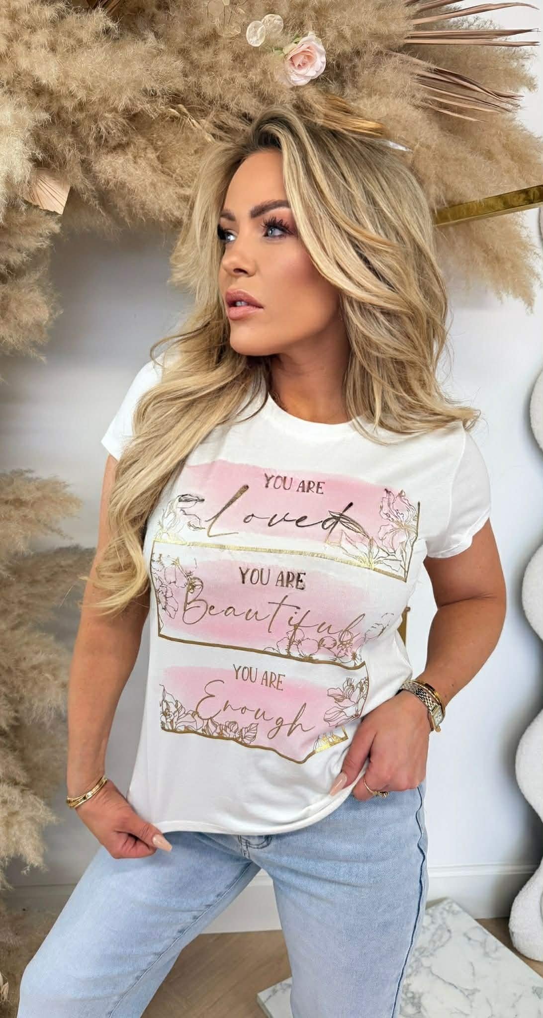 YOU ARE TEE *L* PINK YOU ARE TEE *L* PINK