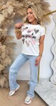 SIX HEART TEE *L* PINK