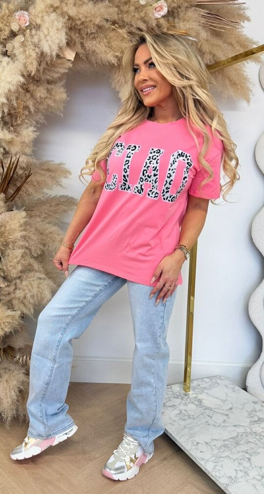 CIAO LEO TEKST SHIRT 8011546 PINK
