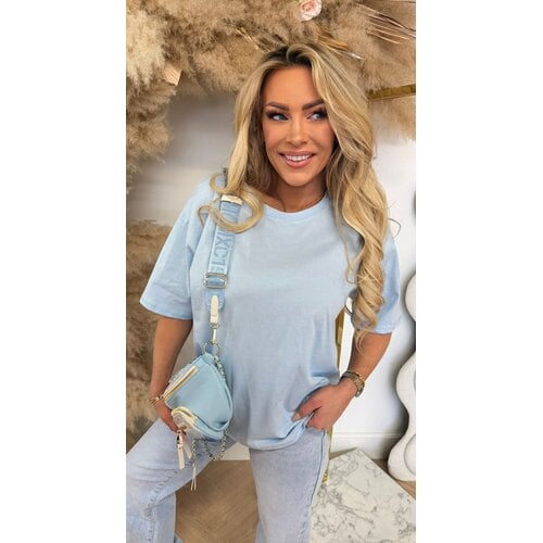 GLITTER SHIRT 69002 ICEBLUE GLITTER SHIRT 69002 ICEBLUE