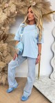 GLITTER SHIRT 69002 ICEBLUE GLITTER SHIRT 69002 ICEBLUE