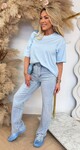 GLITTER SHIRT 6902 ICEBLUE