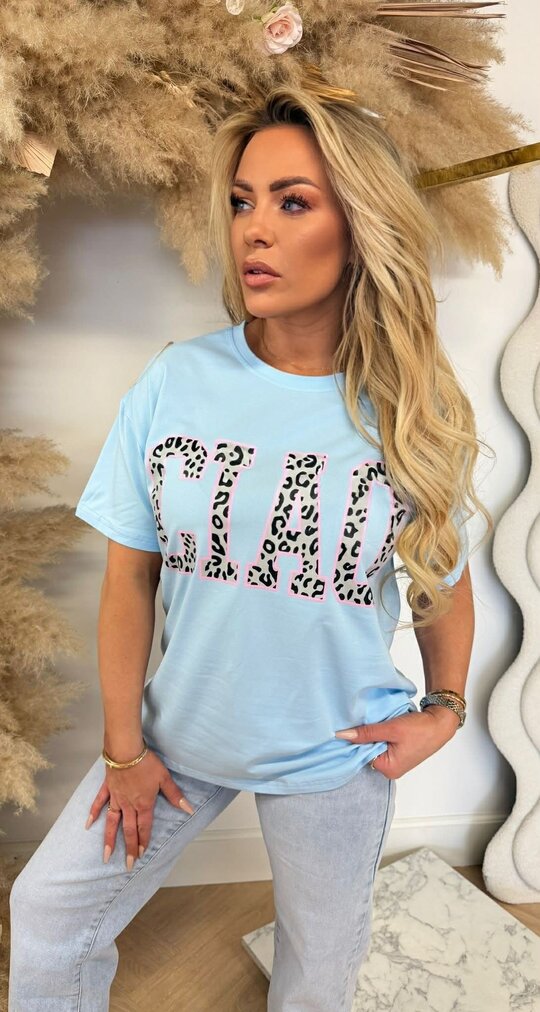 CIAO LEO TEKST SHIRT 8011546 ICEBLUE