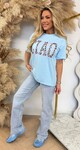 CIAO LEO TEKST SHIRT 8011546 ICEBLUE