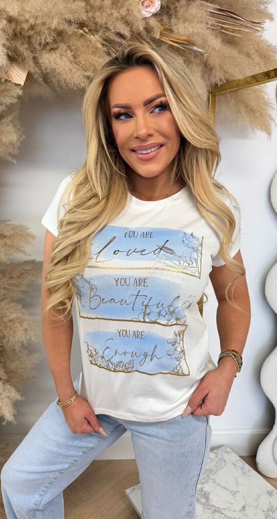 YOU ARE TEE *L* BLUE YOU ARE TEE *L* BLUE