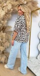 EMBLEEM LEO SHIRT LEOPARD BEIGE