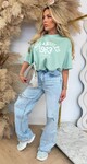 LOSY LOS ANGELES CROPPED TOP MINT