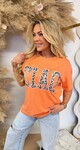 CIAO LEO TEKST SHIRT 8011546 ORANGE