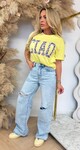 CIAO LEO TEKST SHIRT 8011546 YELLOW
