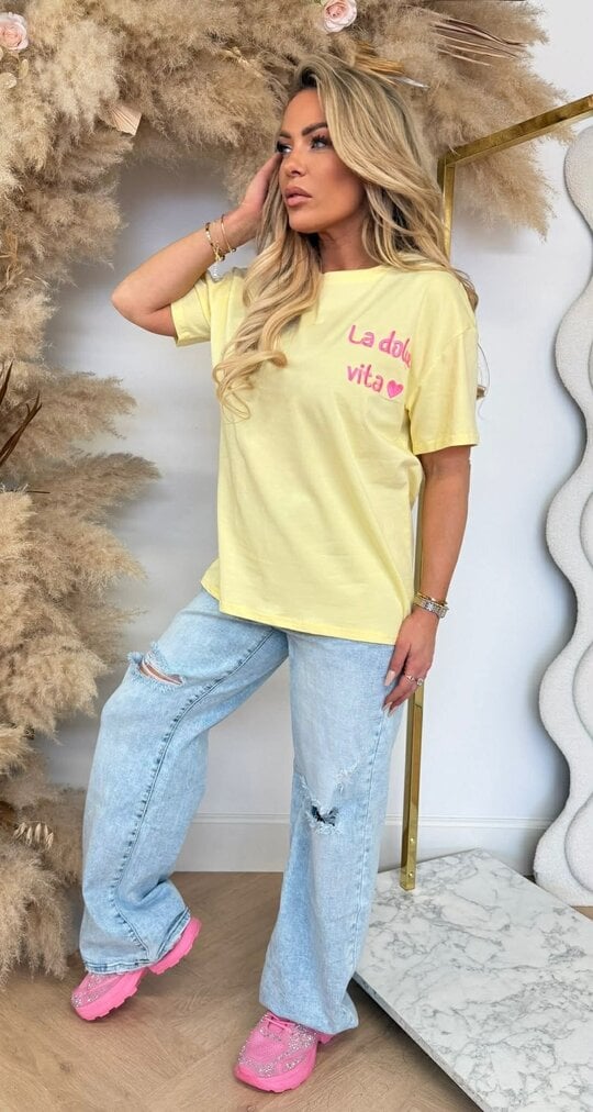 LA DOLCE VITA TEE 8011537 YELLOW