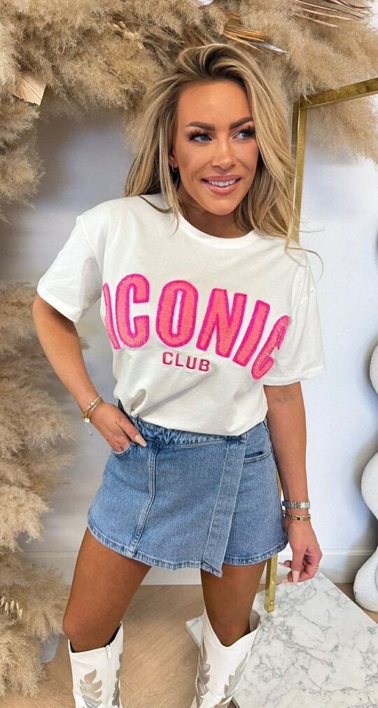 ICONIC CLUB TEE 8011516 OFFWHITE