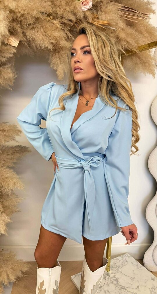 PERFECT BASIC PLAYSUIT ICEBLUE