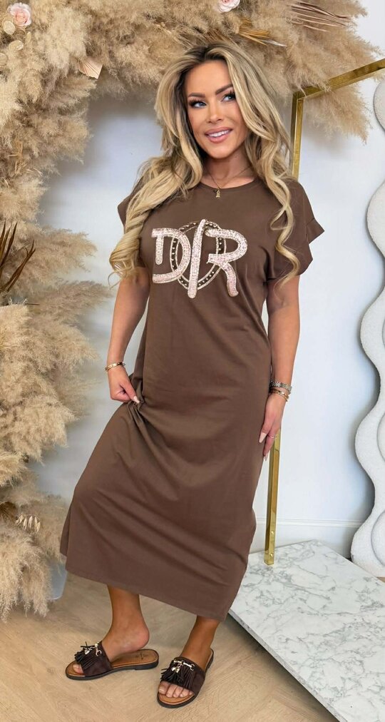 DOIR INSPIRED DRESS 590028-104 CHOCO