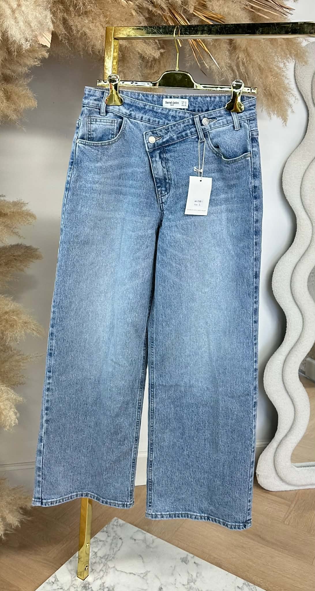 SAAR WIDE LEG JEANS 1081 DENIMBLUE