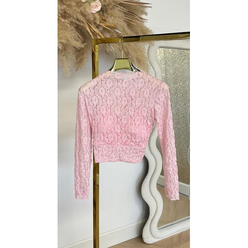 SARAH LACE TOP PINK