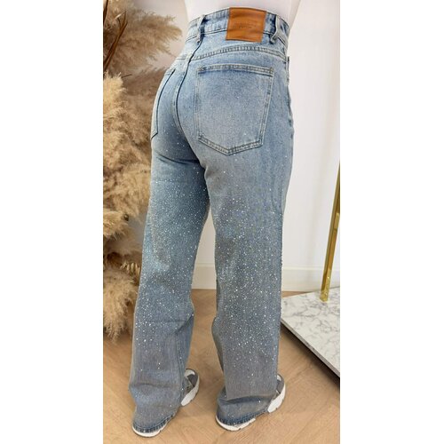 SHIMMER WIDE LEG JEANS T66