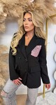 GLOW POCKET BLAZER BLACK