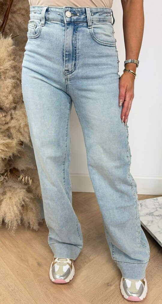 STUDDY JEANS 3329-5 LIGHTDENIM
