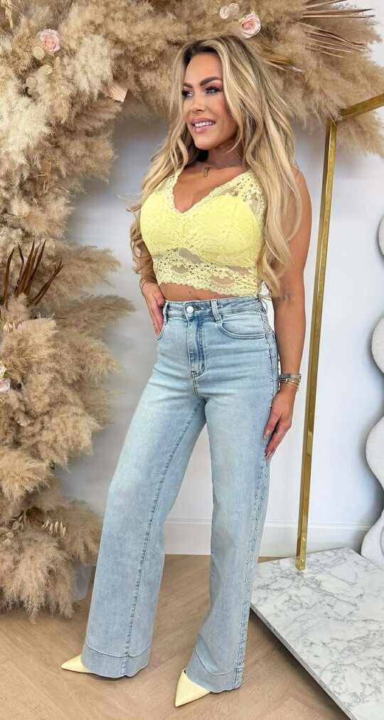 LAMI LACE TOP YELLOW
