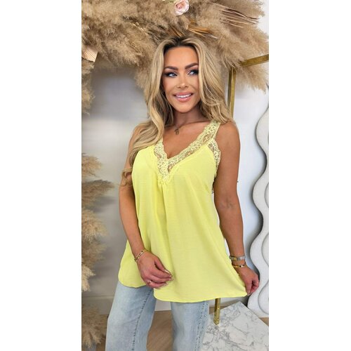 MILS ELEGANT LACE TOP YELLOW