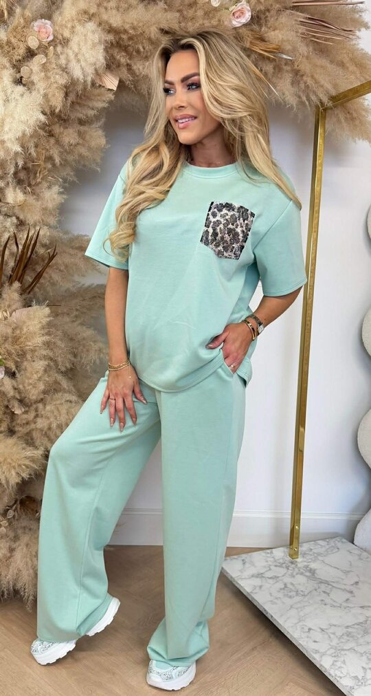 MARON LEO GLITTER POCKET SET MINT