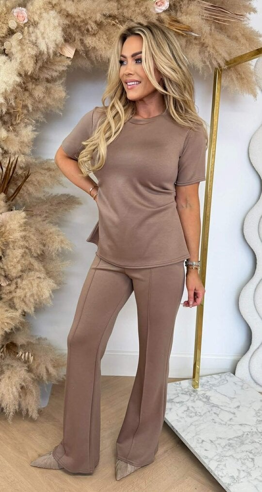 CLASSY SPLIT SET LIGHTBROWN