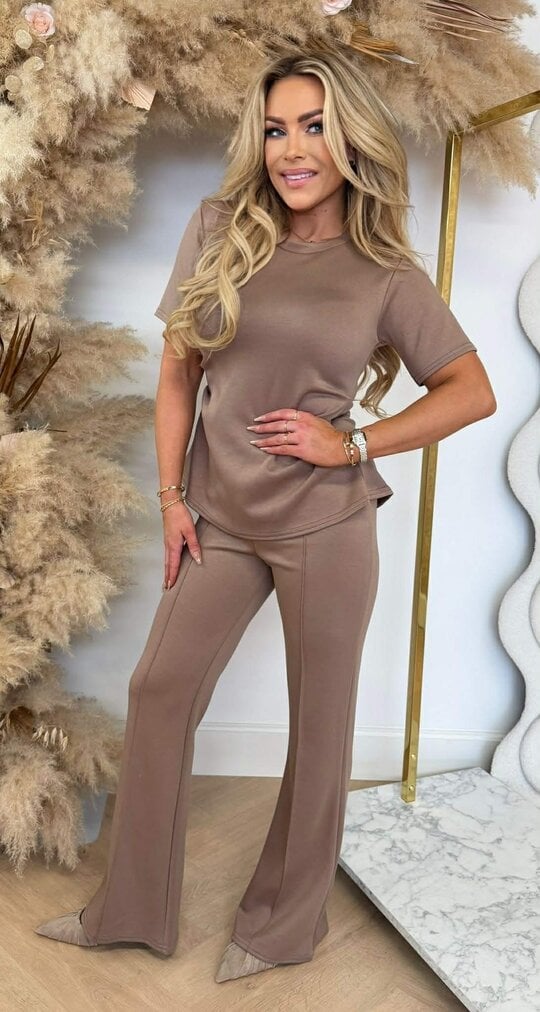 CLASSY SPLIT SET LIGHTBROWN