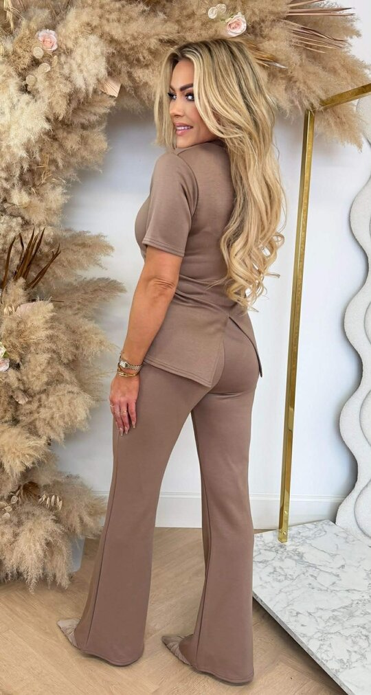 CLASSY SPLIT SET LIGHTBROWN