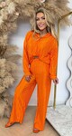 WAVY PLISSE SET ORANGE