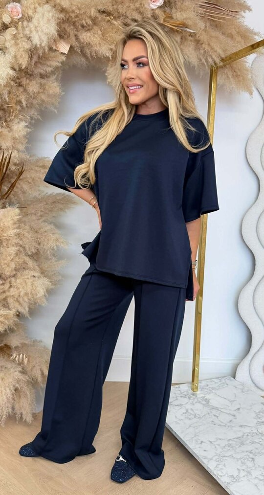 LUCA SPLIT 2 PIECE SET NAVY LUCA SPLIT 2 PIECE SET NAVY