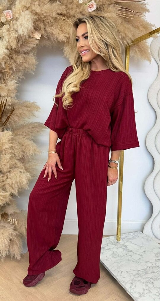 ROMY SET BURGUNDY