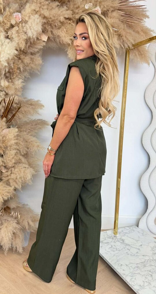 GILET LUS SET ARMYGREEN