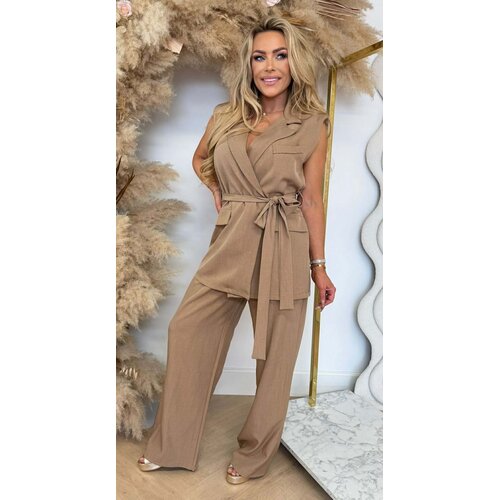 GILET LUS SET LIGHTBROWN