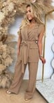 GILET LUS SET LIGHTBROWN