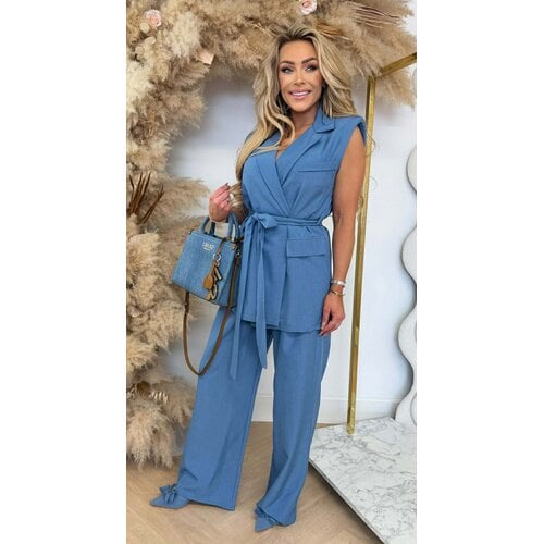 GILET LUS SET DENIMBLUE