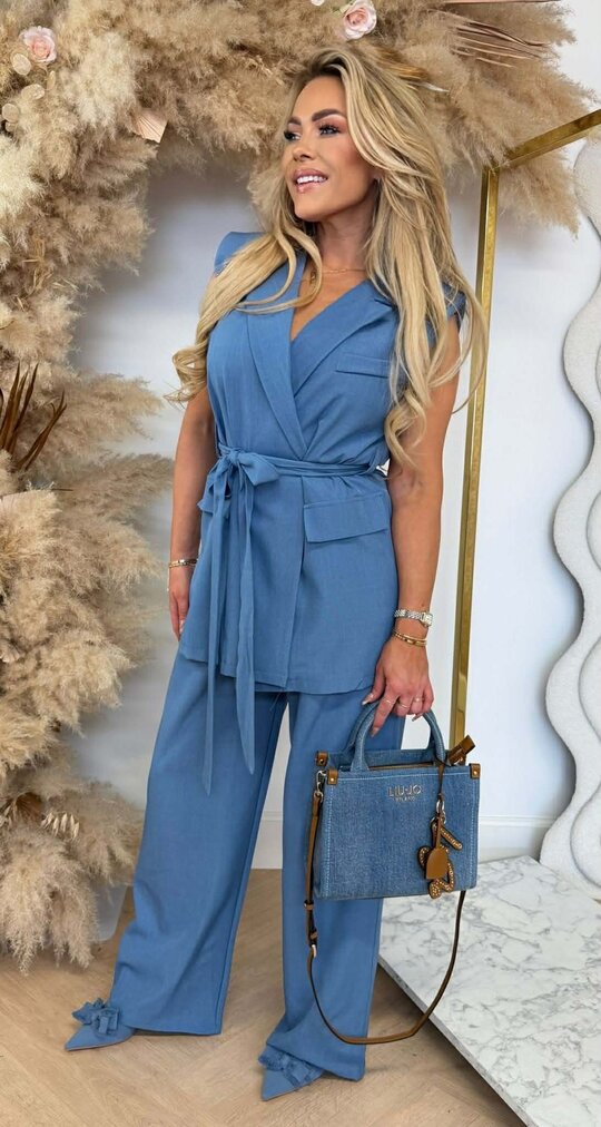 GILET LUS SET DENIMBLUE