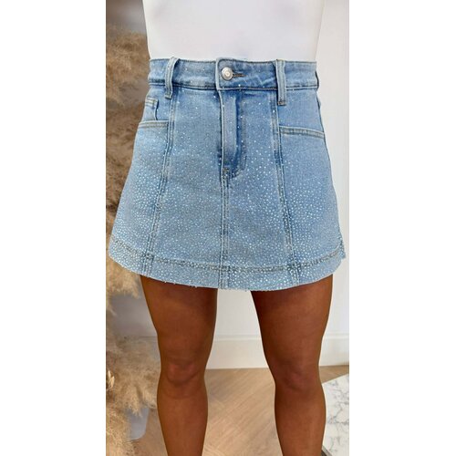 MARI GLITTER SKORT MG-927 DENIMBLUE