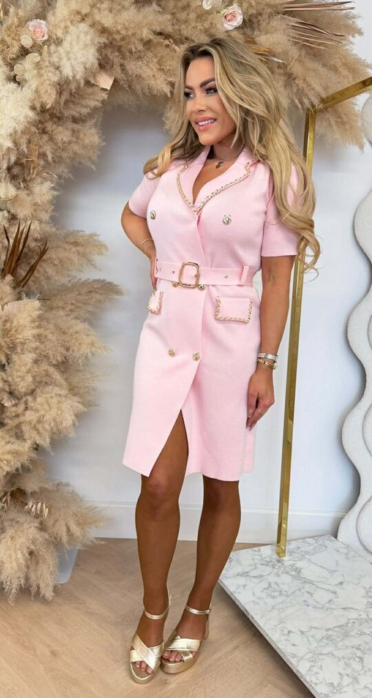 CHANY CHAIN DRESS 6067 PINK